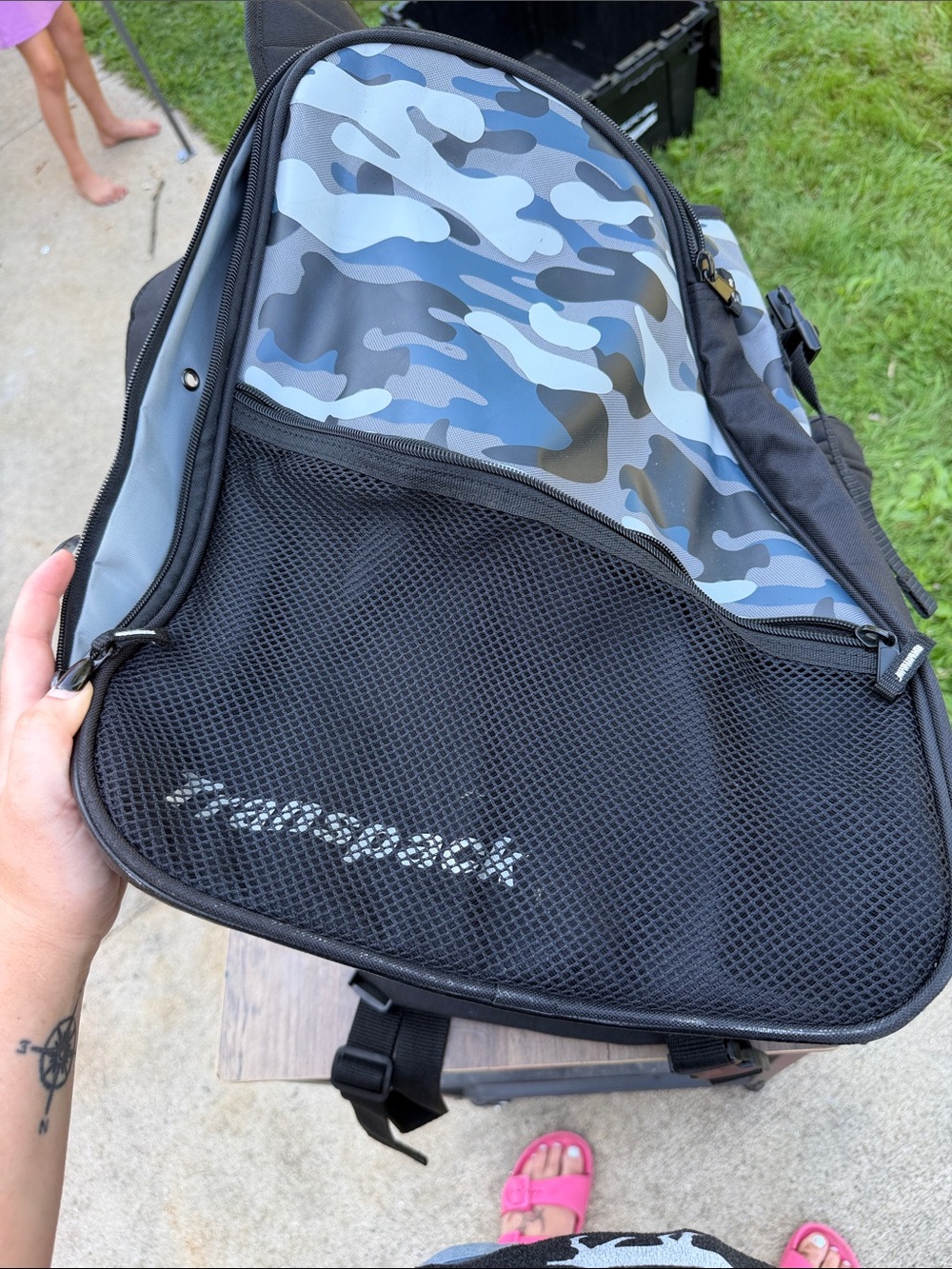 Blue Camo Men's Backpack -